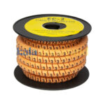 شماره سیم حلقوی رنگ نارنجی کد EC-2-3